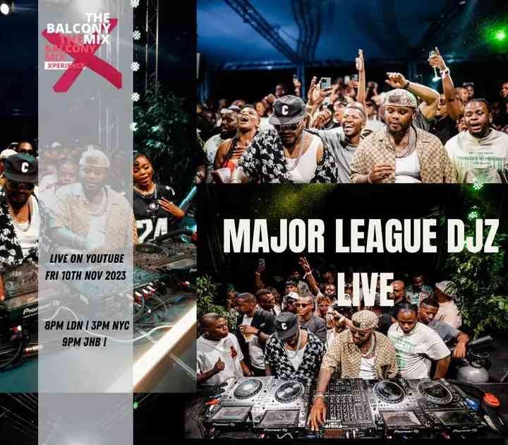 Major League Djz Amapiano Balcony Mix W Live At Mushroom Park South